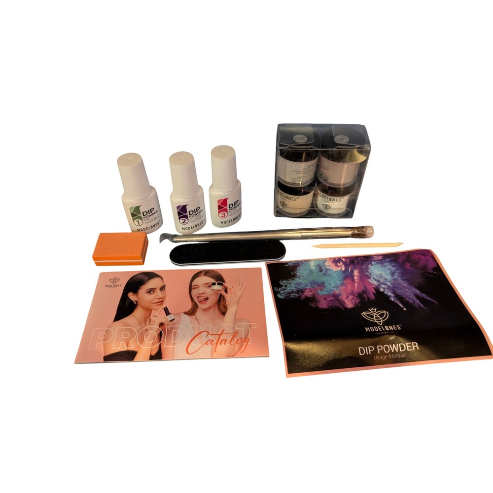 Modelones Dip Powder Nail‎ Kit Acrylic System Starter with Colors & Liquids